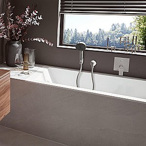 Душевой гарнитур Hansgrohe Pulsify Select Relaxation 24302000 шланг 125 см, хром купить в интернет-магазине сантехники Sanbest