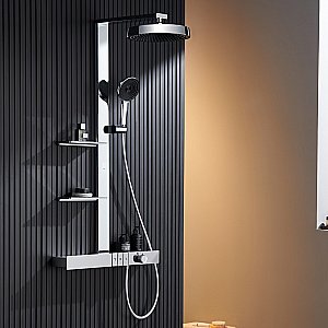 Душевая система Black&White Gravity GH-9005C купить в интернет-магазине сантехники Sanbest