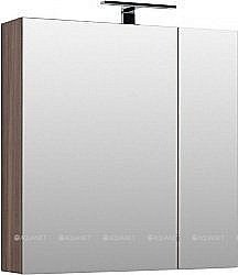 Зеркальный шкаф Aquanet Нью-Йорк 85 орех купить в интернет-магазине сантехники Sanbest