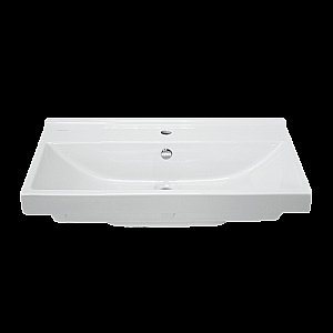 Раковина Sanita luxe Fest 80 FST80SLWB01 белая купить в интернет-магазине Sanbest