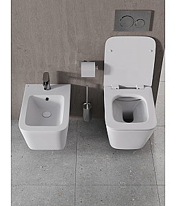 Биде подвесное Agger AT04310 белое купить в интернет-магазине Sanbest