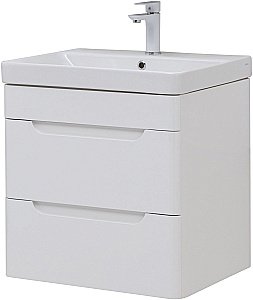 Тумба с раковиной Aquanet София 288905 60 белый глянец для ванной в интернет-магазине Sanbest