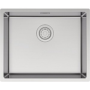 Кухонная мойка Paulmark Lassan 54 LA54-BS брашированная сталь купить в интернет-магазине сантехники Sanbest