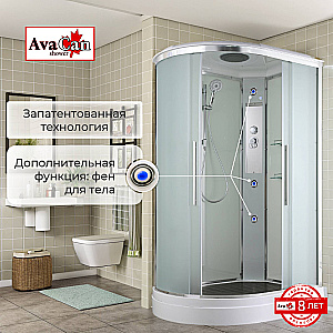 Душевая кабина AvaCan EM Серия EM2812 120х80 стандартная купить в интернет-магазине Sanbest