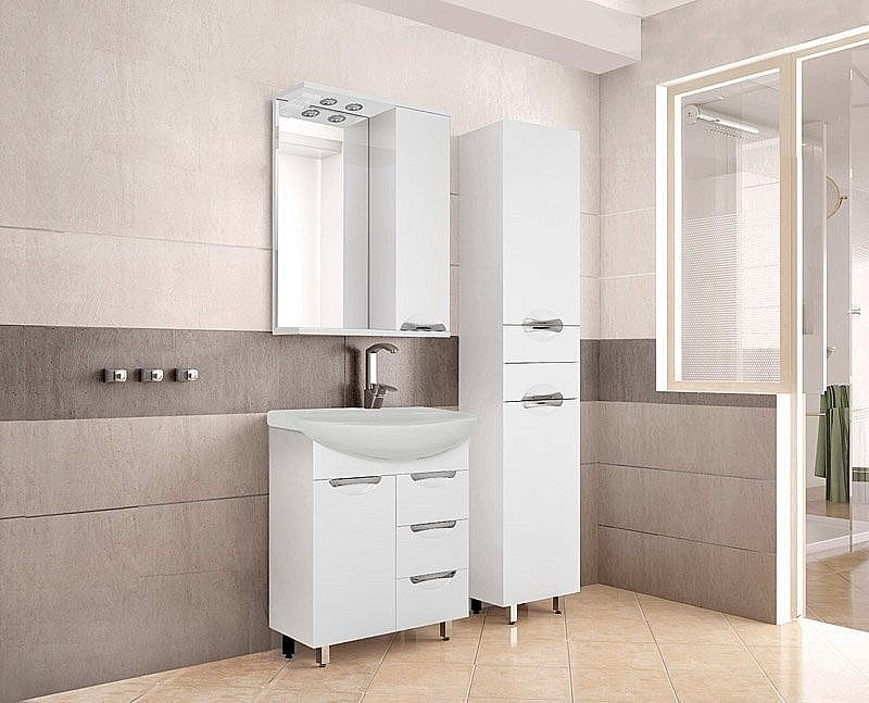 Тумба с раковиной Style Line Жасмин 65 для ванной в интернет-магазине Sanbest