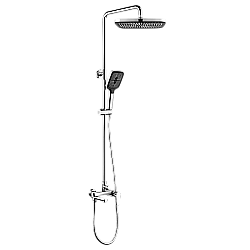 Душевая система Elghansa 2305599-2L (Set-45) хром купить в интернет-магазине сантехники Sanbest