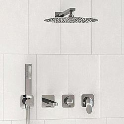 Душевая система WasserKRAFT Weida 3100 SET2840 хром купить в интернет-магазине сантехники Sanbest