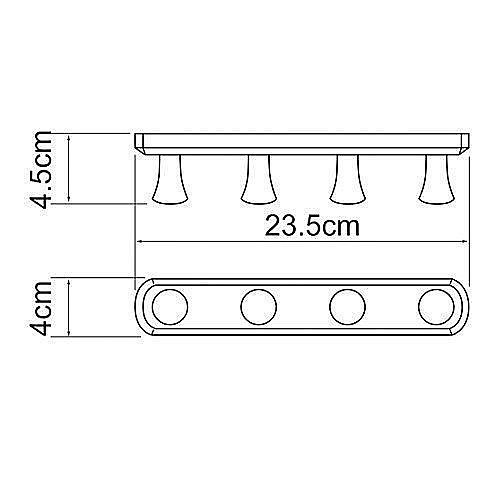 Крючок WasserKRAFT Exter K-1094 купить в интернет-магазине сантехники Sanbest