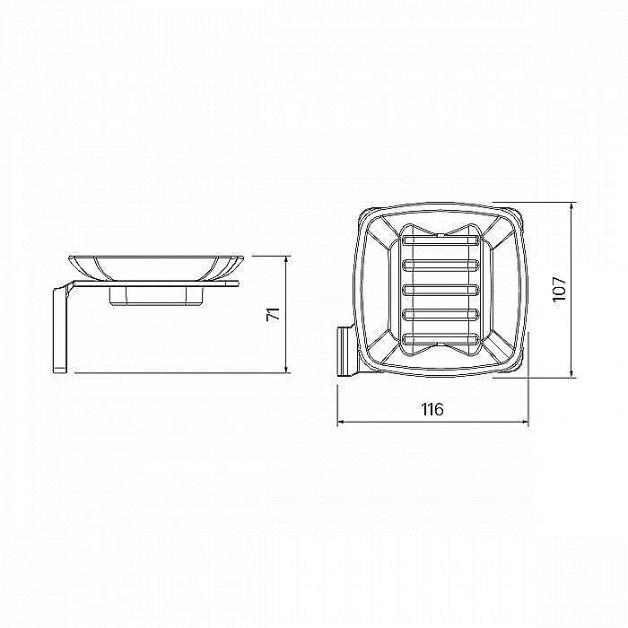 Мыльница IDDIS Slide SLIBSG0i42 купить в интернет-магазине сантехники Sanbest