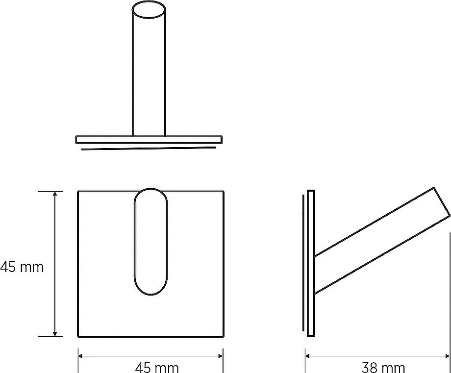 Крючок Bemeta EASY 163106261 хром купить в интернет-магазине сантехники Sanbest