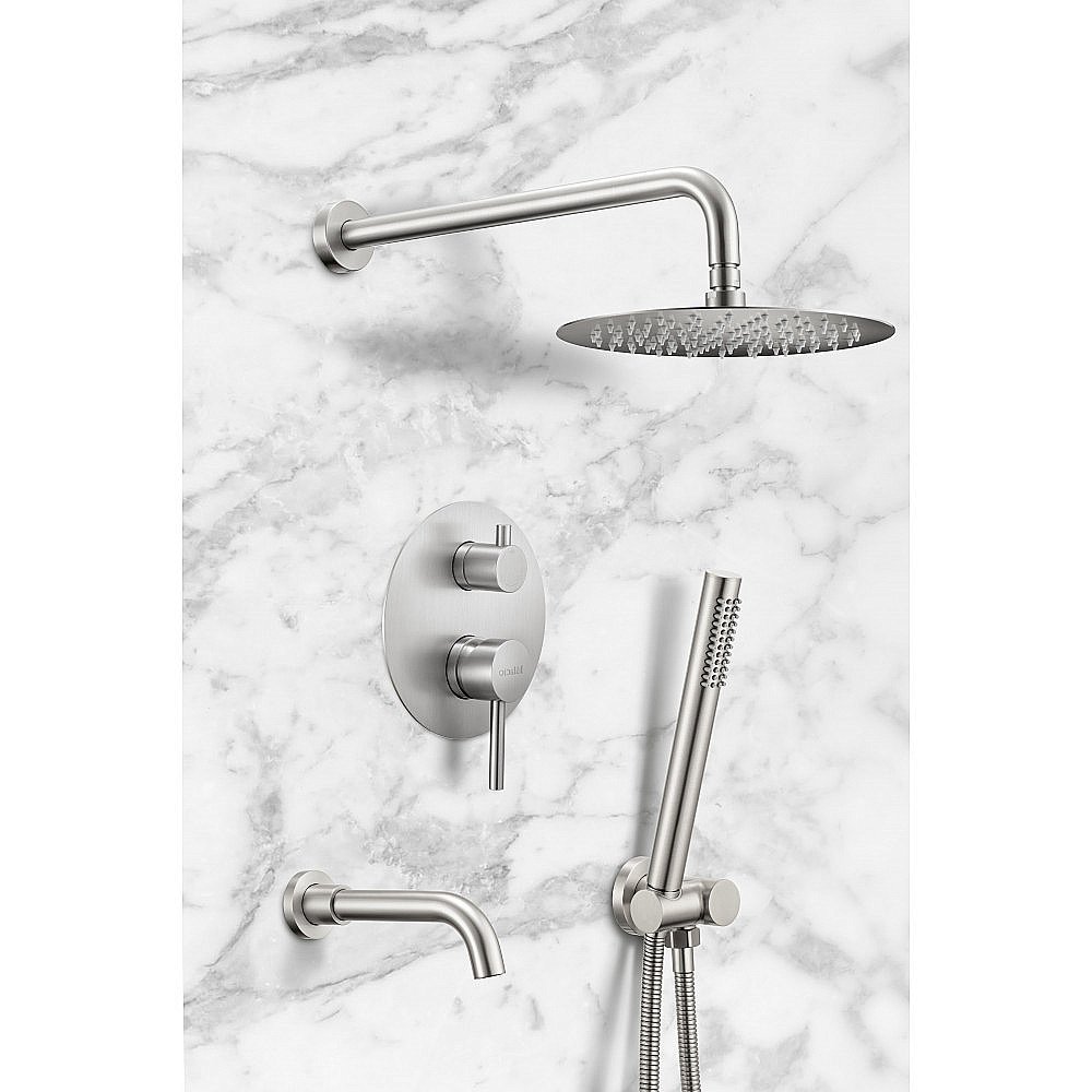 Душевая система Milacio Ultra MCU.150.SS нержавеющая сталь купить в интернет-магазине сантехники Sanbest