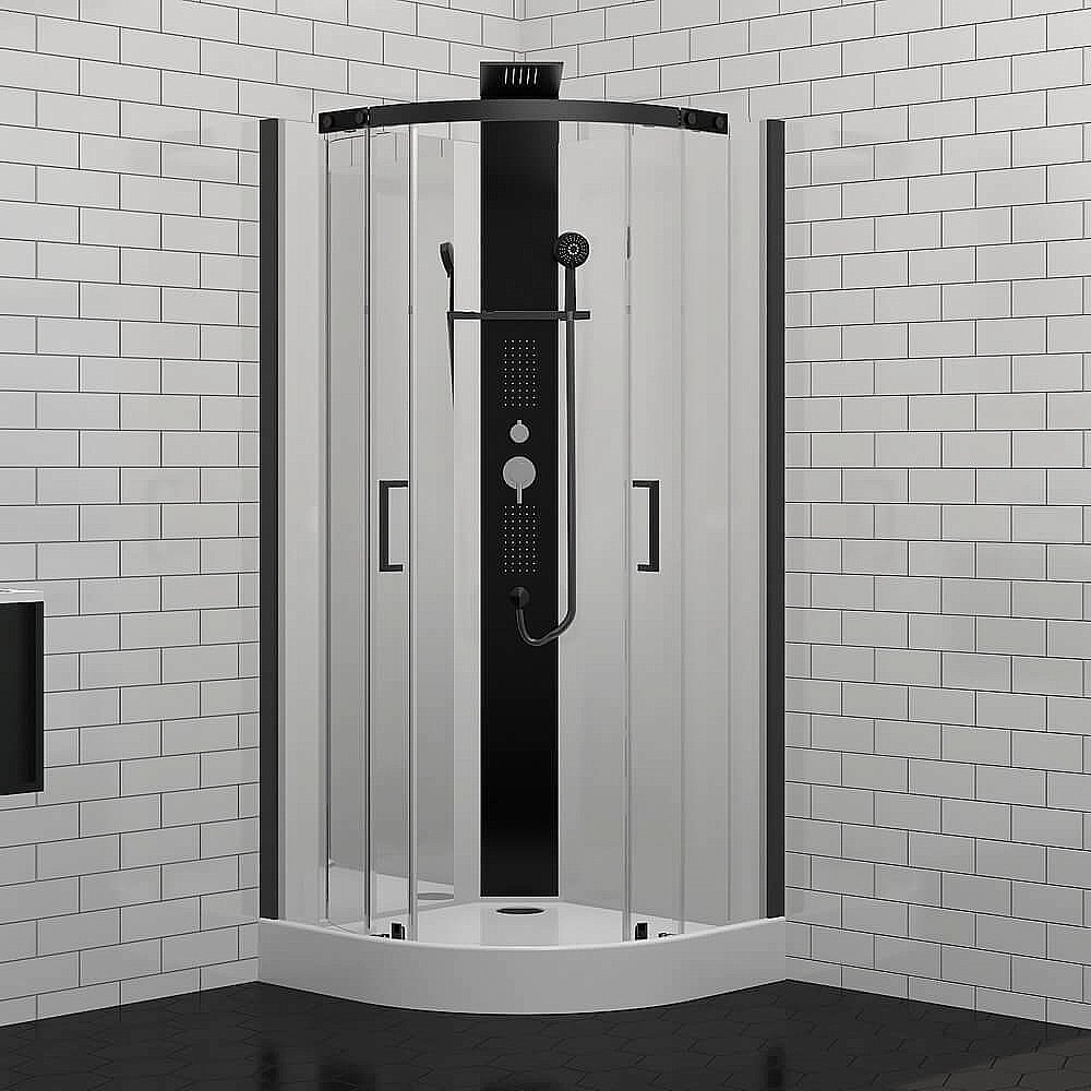 Душевая кабина Black&White Galaxy G8701 90x90 купить в интернет-магазине Sanbest