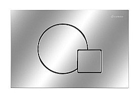 Кнопка для инсталляции Caprigo   Shape ABS SA005-crm хром купить в интернет-магазине сантехники Sanbest