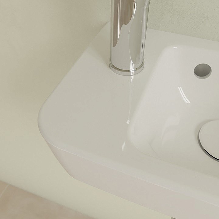 Раковина подвесная Villeroy&Boch O'Novo 35 43423601 альпийский белый купить в интернет-магазине Sanbest