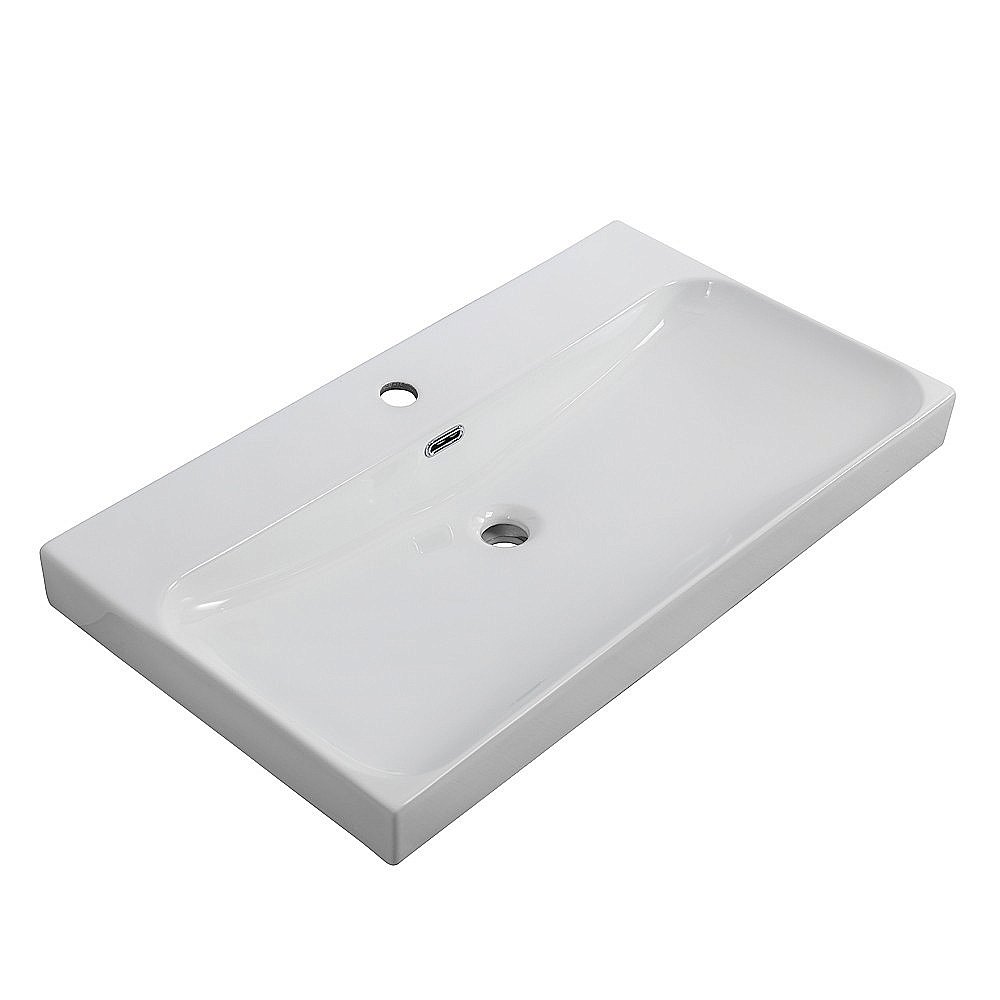 Раковина мебельная BelBagno BB-8078-80 белая купить в интернет-магазине Sanbest