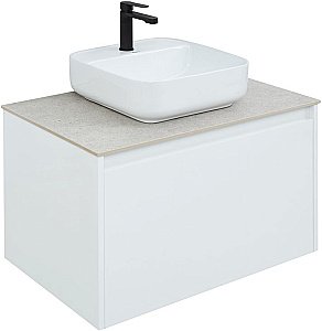 Тумба с раковиной Aquanet Nova Lite 242275 75 белый для ванной в интернет-магазине Sanbest