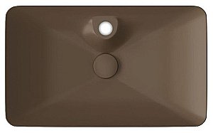 Раковина ISVEA SistemaY Clear 64 10SY50065SV-2H коричневый матовый купить в интернет-магазине Sanbest