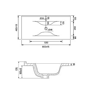 Тумба с раковиной Iddis Cloud CLO80Y0i95K 80 белая матовая/светлое дерево для ванной в интернет-магазине Sanbest