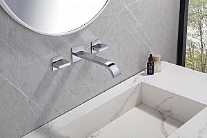 Смеситель для раковины Abber WASSERFALL AF8612 хром купить в интернет-магазине сантехники Sanbest