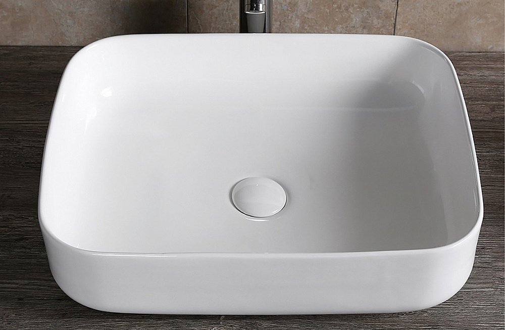 Раковина накладная CeruttiSpa 50 CR0084 белая купить в интернет-магазине Sanbest