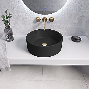 Раковина Grossman 41 GR-3013BM черная матовая купить в интернет-магазине Sanbest
