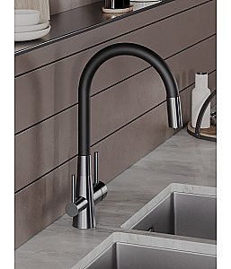 Смеситель для кухни Agger Elegant A3230355 оружейная сталь матовая купить в интернет-магазине сантехники Sanbest