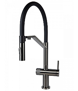 Смеситель для кухни Agger Elegant A3241455 оружейная сталь матовая купить в интернет-магазине сантехники Sanbest