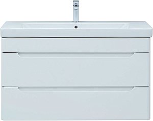 Тумба с раковиной Aquanet София 274116 105 белый глянец для ванной в интернет-магазине Sanbest