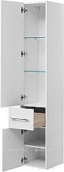 Шкаф-пенал Aquanet Августа 35 белый для ванной в интернет-магазине сантехники Sanbest