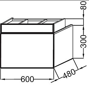 Тумба с раковиной Jacob Delafon TERRACE 60 EB1185-F26+EXE112 сливовый лак для ванной в интернет-магазине Sanbest
