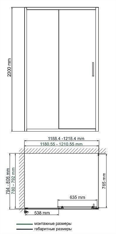 Душевой уголок WasserKRAFT Main 41S15 90x110 купить в интернет-магазине Sanbest