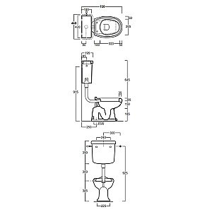 Унитаз с низким бачком с боковой ручкой Simas Arcade AR801 хром купить в интернет-магазине Sanbest