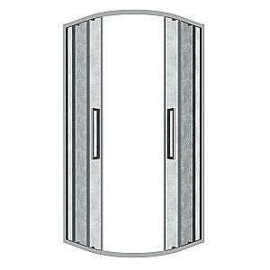 Душевой уголок Grossman Cosmo 301.K33.02.9090.10.02 90x90 стекло шиншилла/профиль хром купить в интернет-магазине Sanbest
