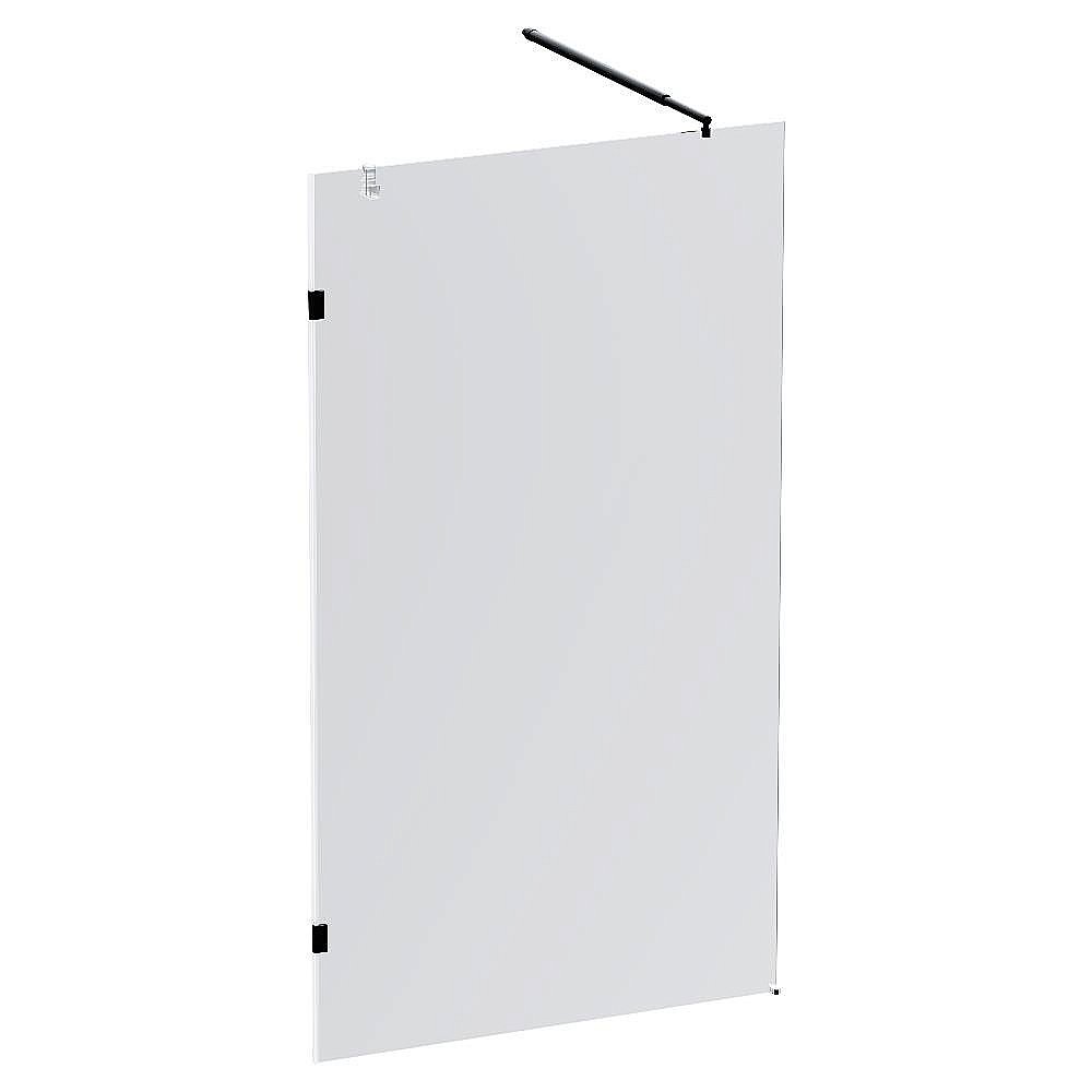Душевое ограждение AM.PM X-Joy W94WI 110 W94WI-110-F1-BTE стекло прозрачное/профиль черный купить в интернет-магазине Sanbest