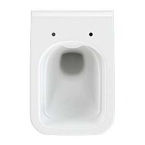 Унитаз подвесной Cersanit Crea Square Clean On DPL EO slim 63115 с крышкой микролифт, безободковый купить в интернет-магазине Sanbest