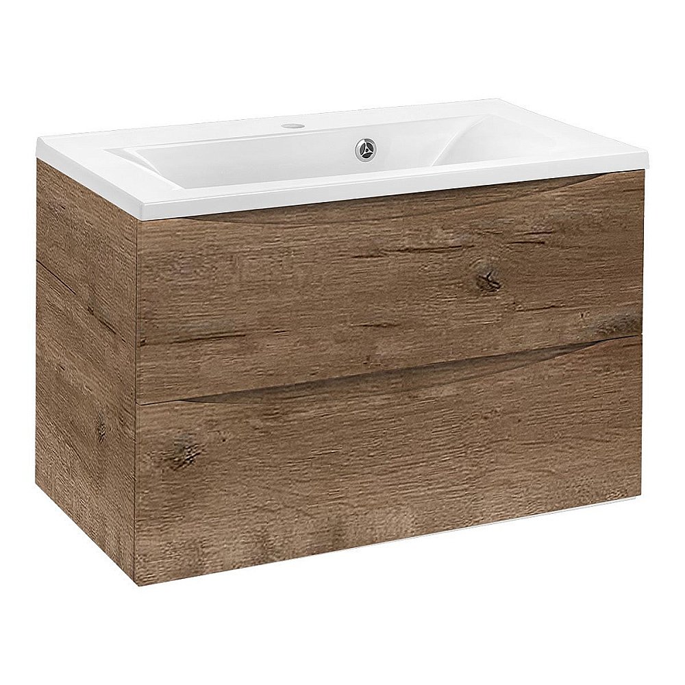 Тумба с раковиной Vincea Mia 800 V.Oak для ванной в интернет-магазине Sanbest