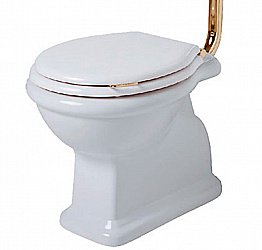 Чаша для унитаза SIMAS Lante с горизонтальным сливом LA02 купить в интернет-магазине сантехники Sanbest