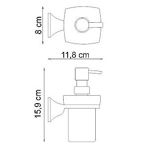 Диспенсер настенный WasserKRAFT Wern K-2599 купить в интернет-магазине сантехники Sanbest