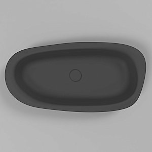Раковина накладная WhiteCross Moonstone E 70 0731.070035.201 черная матовая купить в интернет-магазине Sanbest
