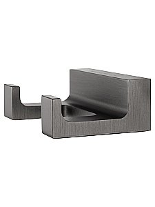 Двойной крючок для ванной WONZON & WOGHAND ECLIPSE, Темный графит (WW-9125-GM) купить в интернет-магазине сантехники Sanbest