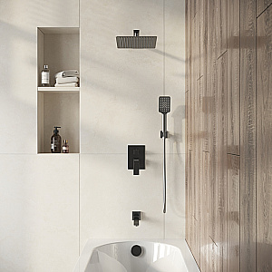 Душевая система Grossman Style 501.K35.05.420 графит брашированный купить в интернет-магазине сантехники Sanbest