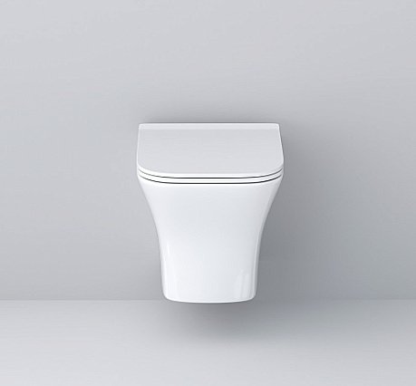 Унитаз подвесной Grossman Galaxy GR-4476S безободковый, с крышкой микролифт купить в интернет-магазине Sanbest