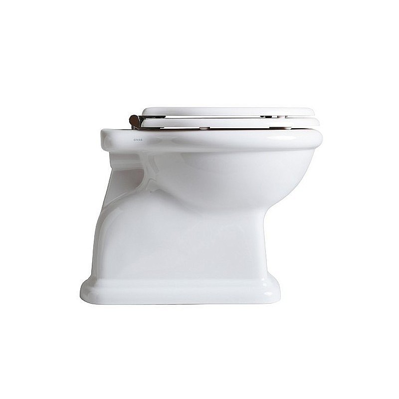 Унитаз приставной SIMAS Lante LA01 белый купить в интернет-магазине Sanbest