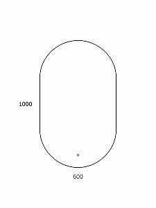 Зеркало Taliente Zled TA-Zled-F60100 60 в ванную от интернет-магазине сантехники Sanbest