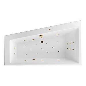 Ванна акриловая EXCELLENT Sfera Slim ULTRA WAEX.SFL17S.ULTRA.GL 170x100 белая с гидромассажем купить в интернет-магазине Sanbest