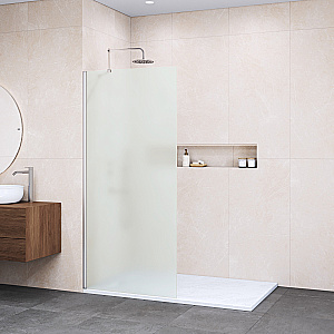 Душевое ограждение RGW Walk In WA-102 90 351010209-21 стекло матовое/профиль хром купить в интернет-магазине Sanbest