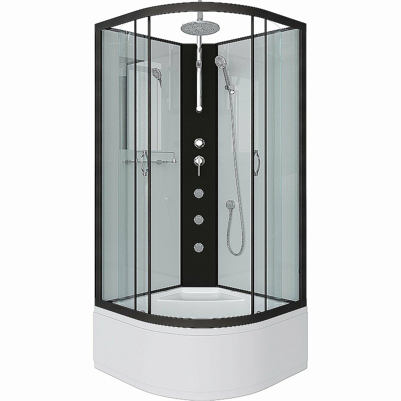 Душевая кабина Niagara Classic 67091414BKTG 100x100 с гидромассажем купить в интернет-магазине Sanbest