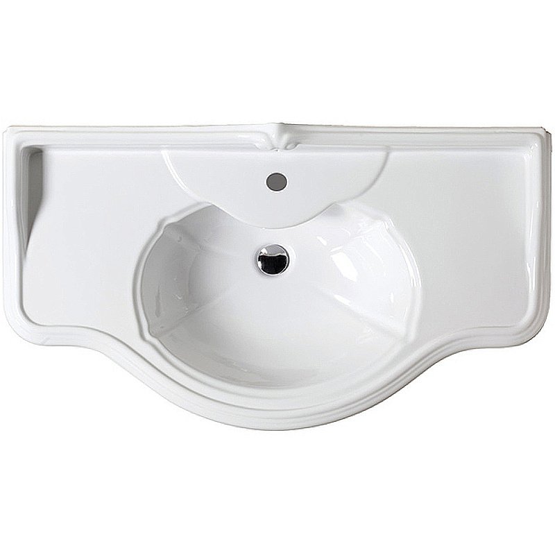 Раковина подвесная Azzurra Jubilaeum 110 JUB200/110 bi*1 белая купить в интернет-магазине Sanbest