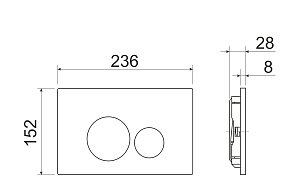 Унитаз подвесной Ceramica Nova Metropol CN4002_1001M_1000  безободковый, с крышкой микролифт, с инсталляцией и белой кнопкой хром матовый купить в интернет-магазине Sanbest