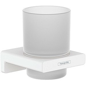 Стакан для зубных щеток Hansgrohe AddStoris 41749700 белый матовый купить в интернет-магазине сантехники Sanbest